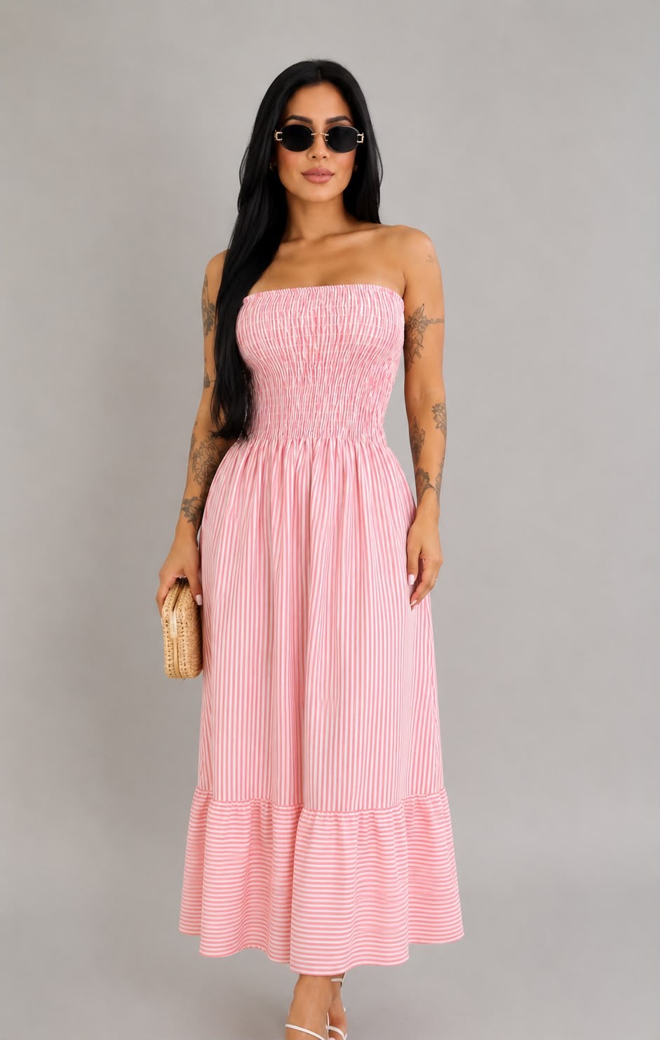 Vestido Listrinha