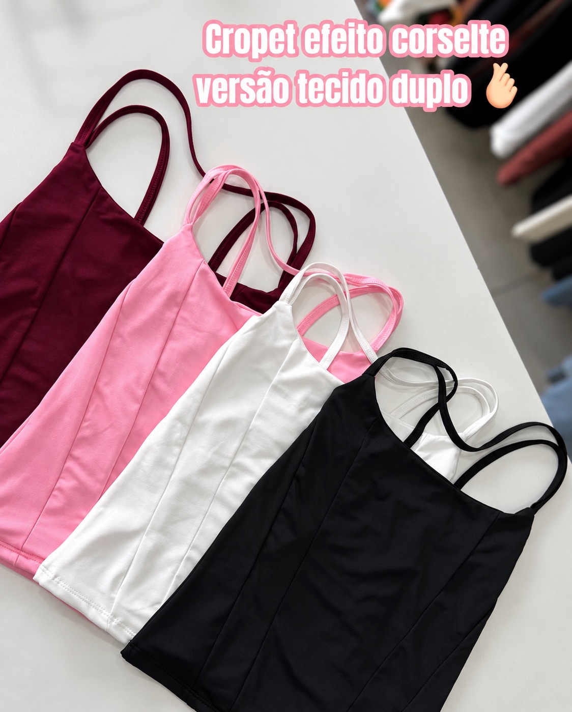 Blusa corselet 