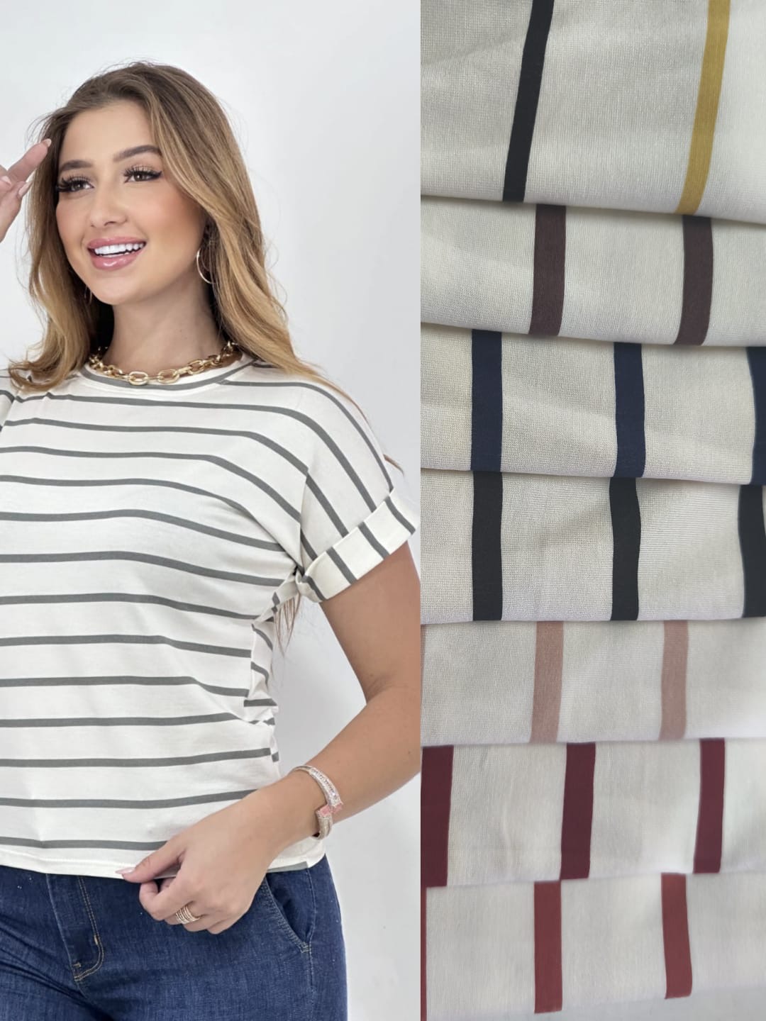 Blusa Listra fina 