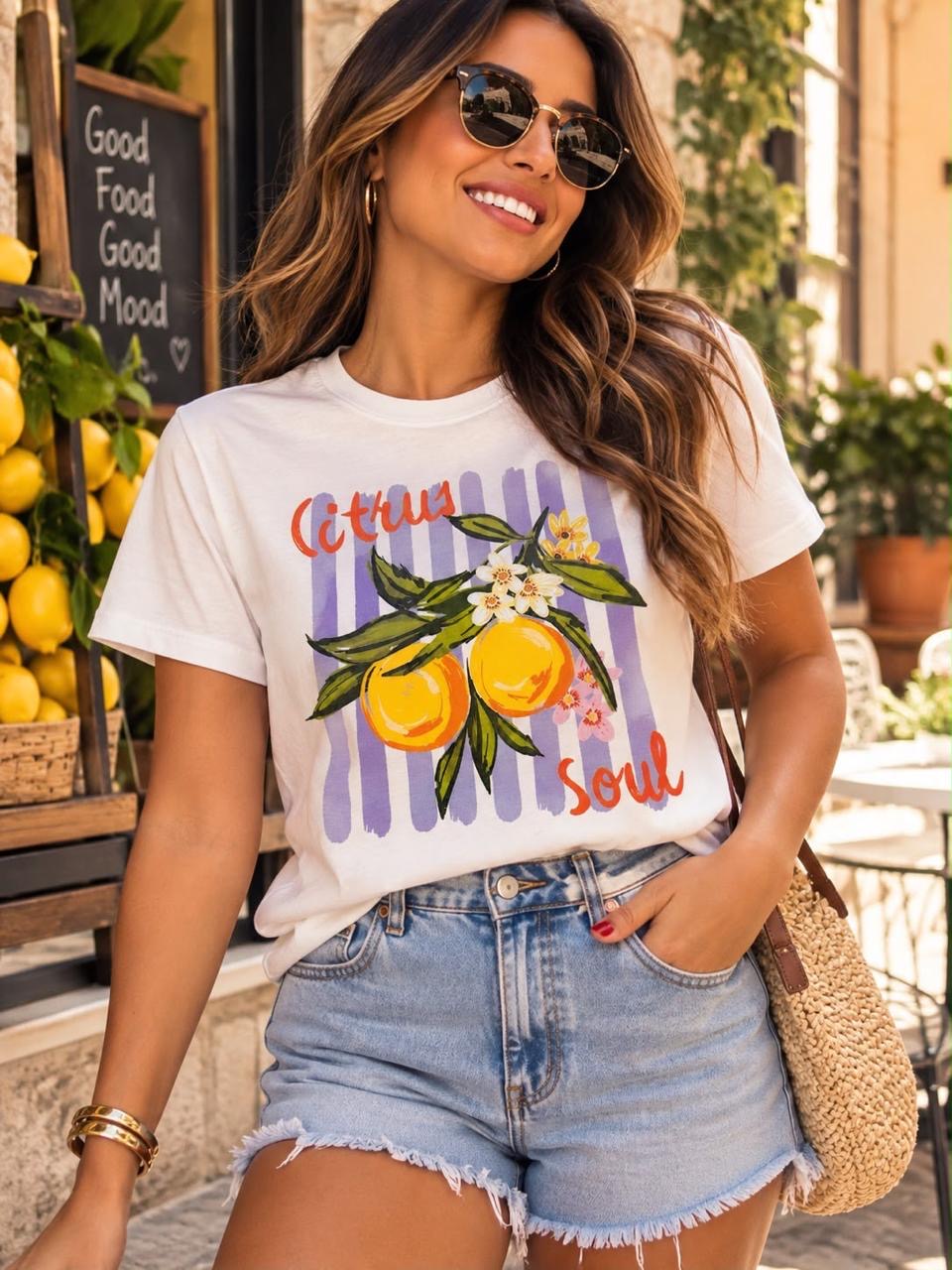 Blusa Farm Citrus