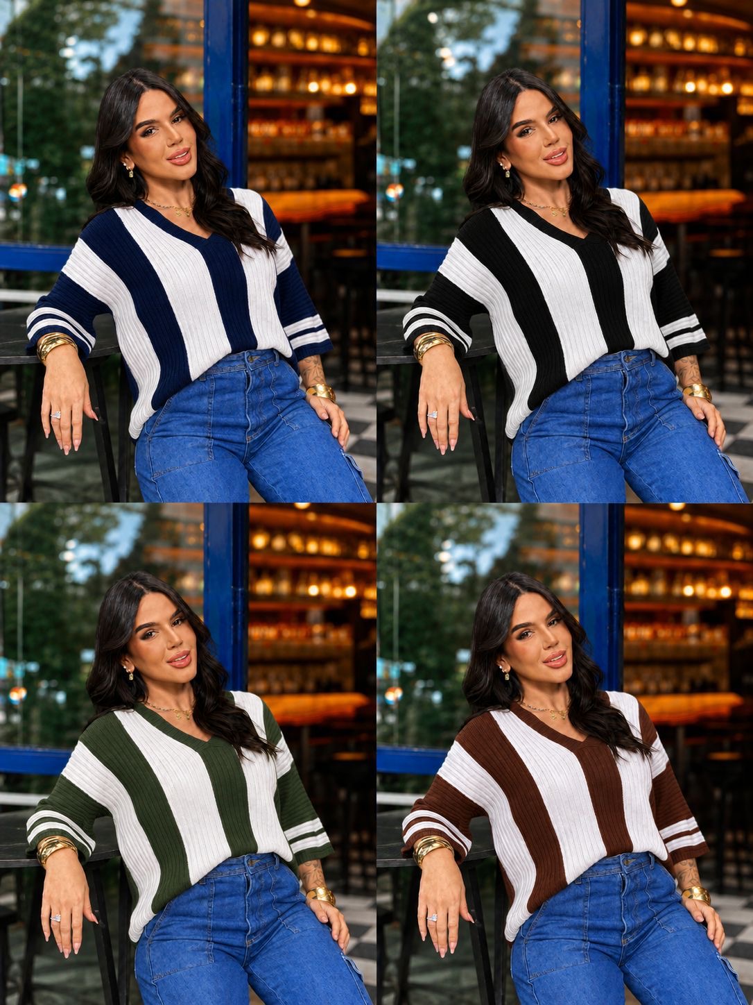 Blusao tricot 